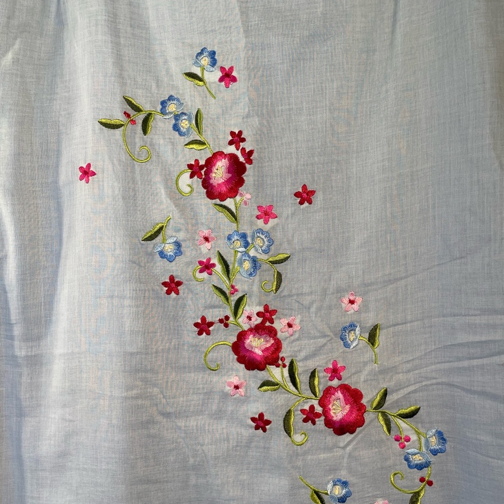 Ice Women's Midi Dress with Floral Embroidery Size 10 - Picture 2 of 14